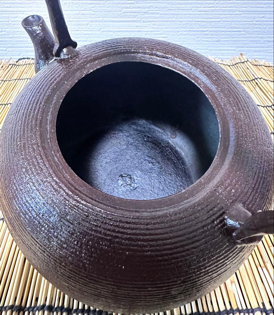 未使用品、タグ付　南部鉄器伝統工芸士　佐藤勝芳南部宝寿堂　とも様売約済み