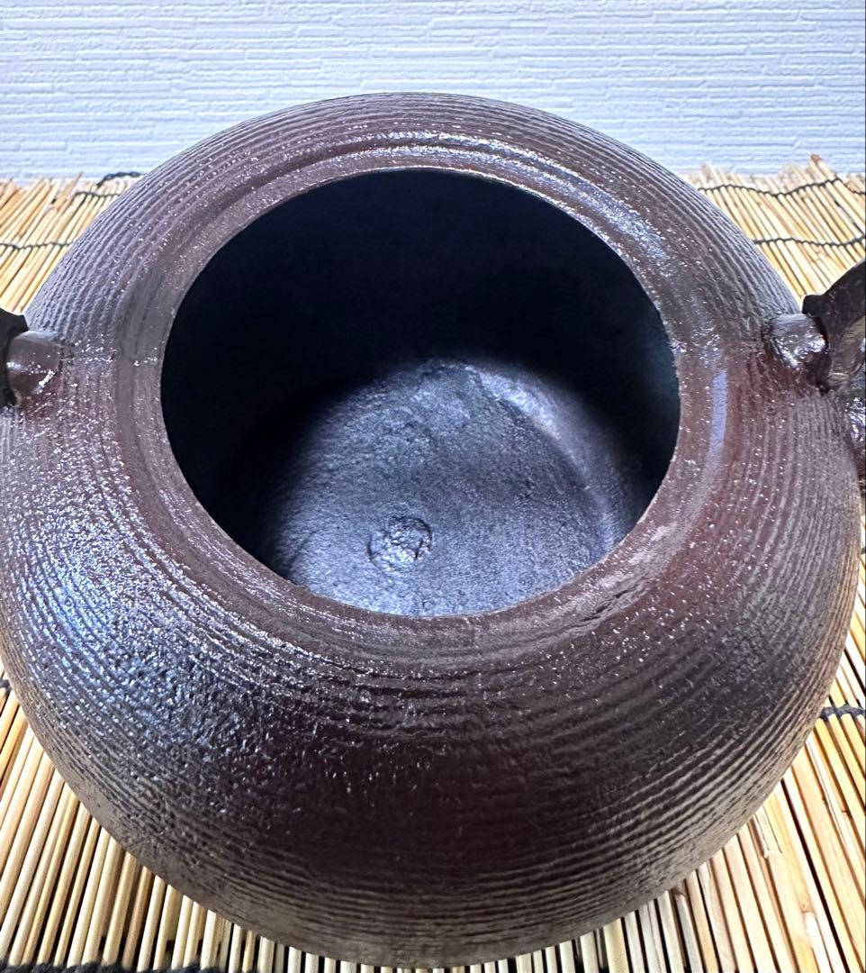 未使用品、タグ付　南部鉄器伝統工芸士　佐藤勝芳南部宝寿堂　とも様売約済み