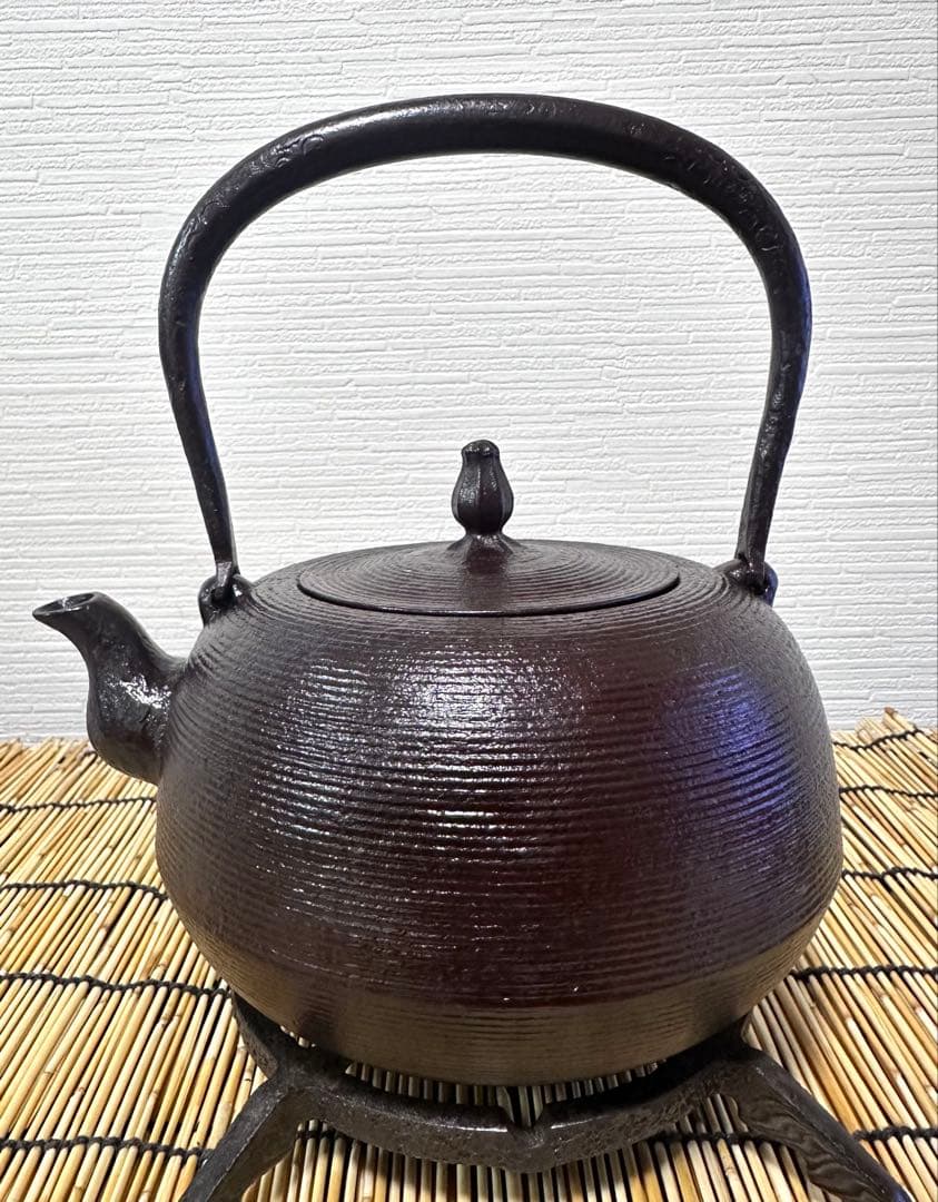 未使用品、タグ付　南部鉄器伝統工芸士　佐藤勝芳南部宝寿堂　とも様売約済み