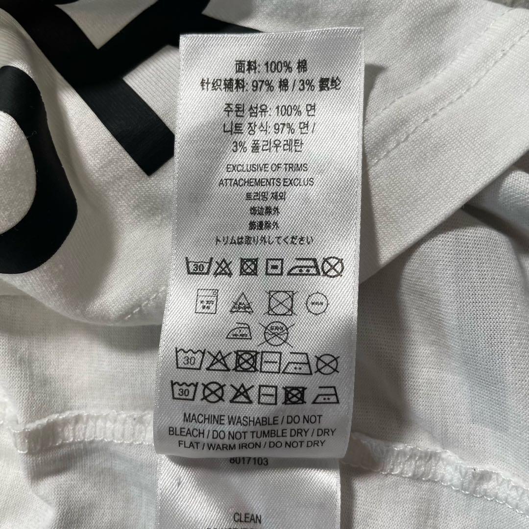 バーバリー　半袖Tシャツ　ホワイト　XL