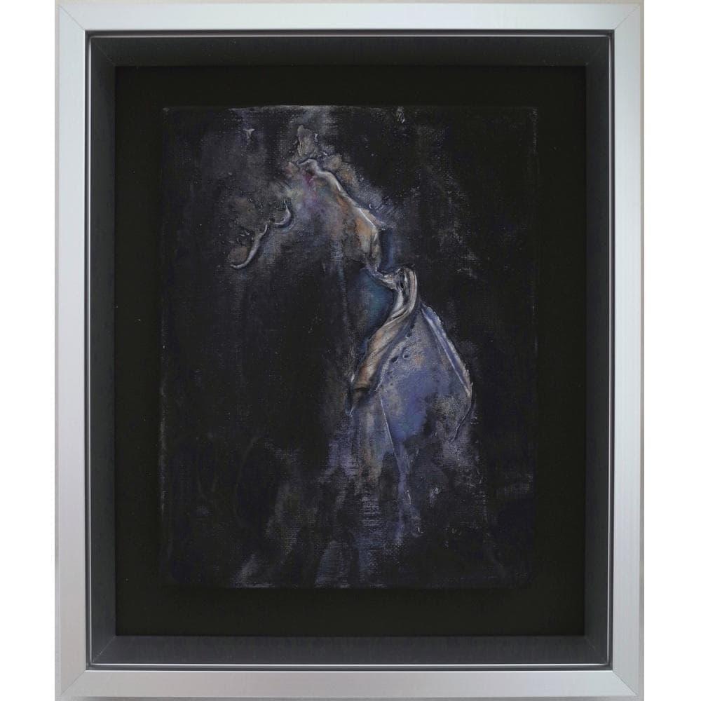 内野隆文　抽象画　F0号　絵画　キャンバス　アクリル　現代美術　額縁