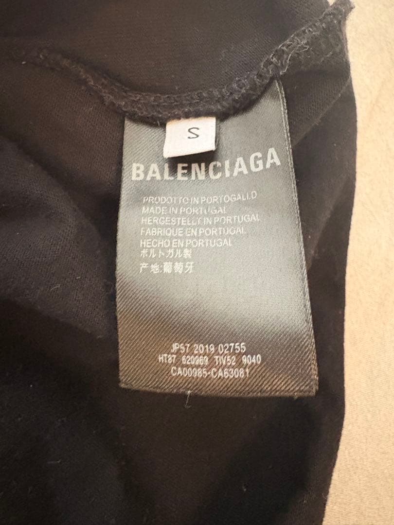 BALENCIAGA ブラック Tシャツ