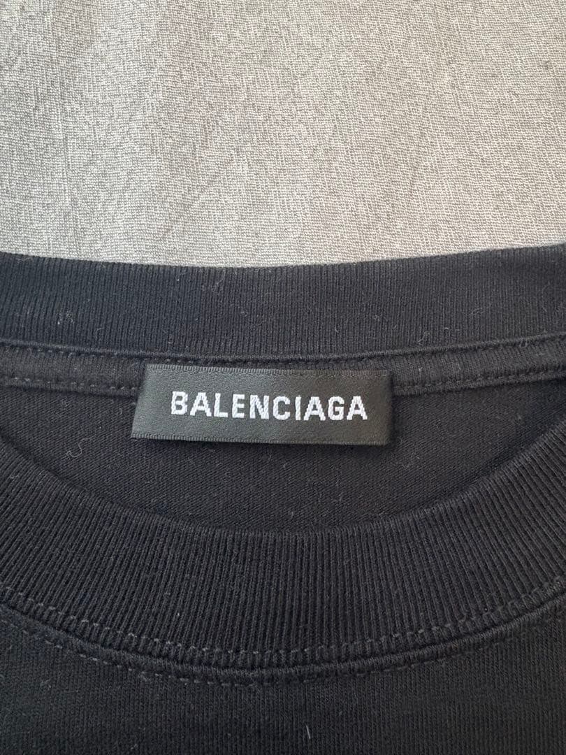 BALENCIAGA ブラック Tシャツ