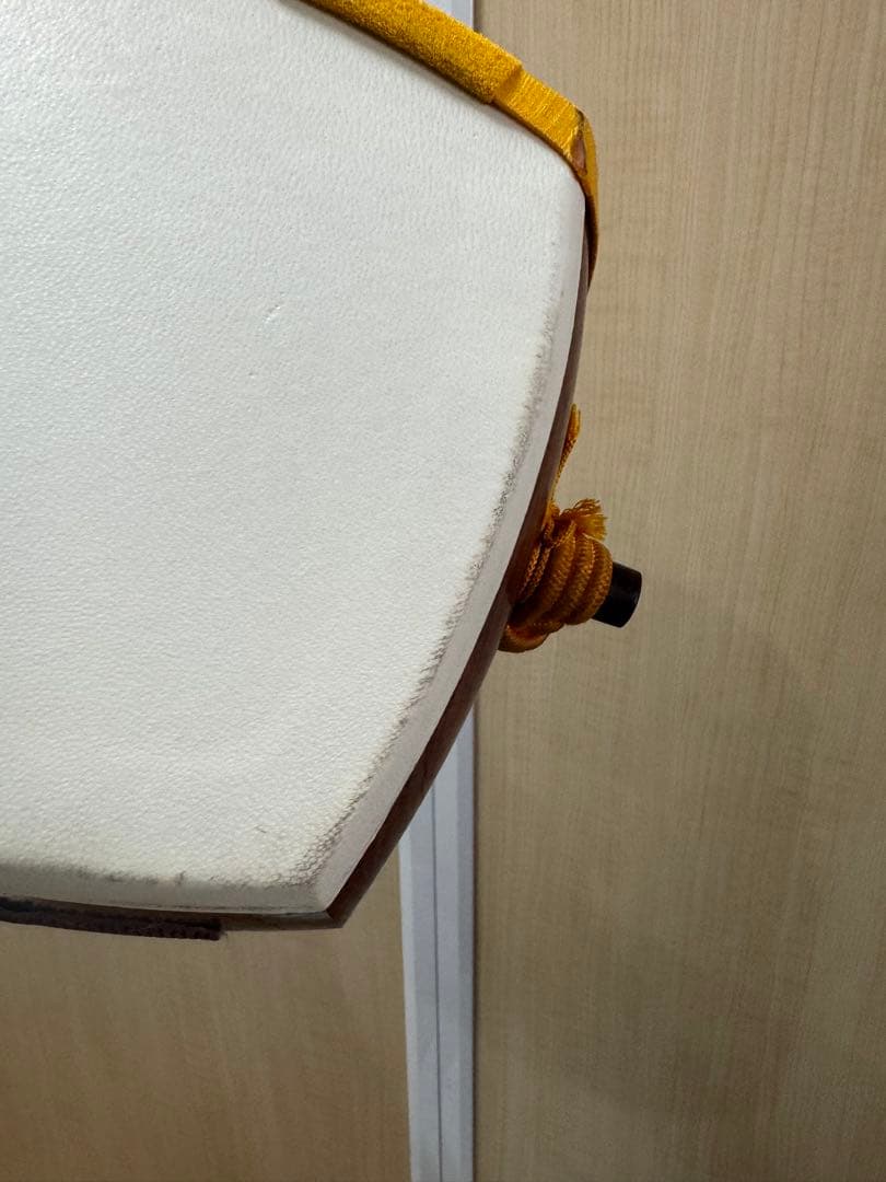 三味線 和楽器 弦楽器 紅木　紫檀 天然素材 破れあり