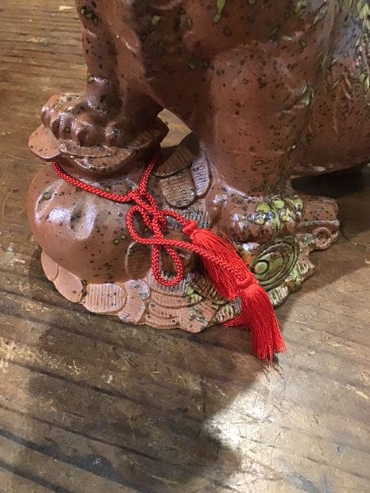 信楽　寅虎置物