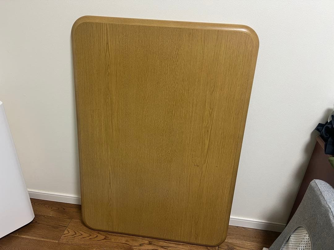 木目調 長方形こたつ天板