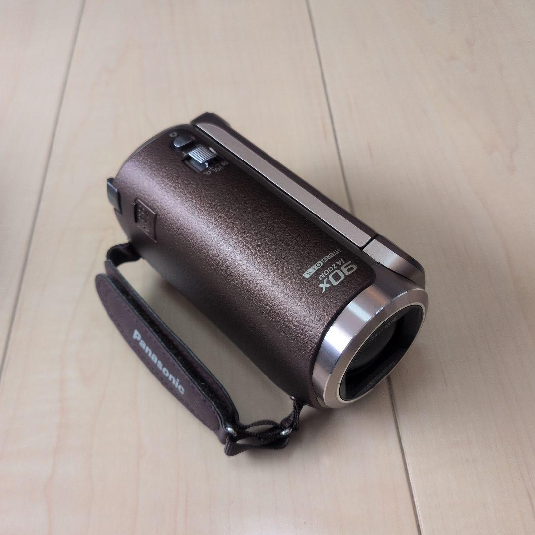 Panasonic HC-W580Mビデオカメラ ブラウン SDカードとケース付
