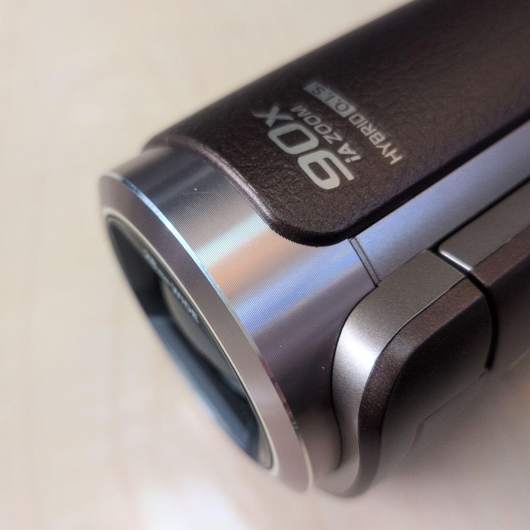 Panasonic HC-W580Mビデオカメラ ブラウン SDカードとケース付