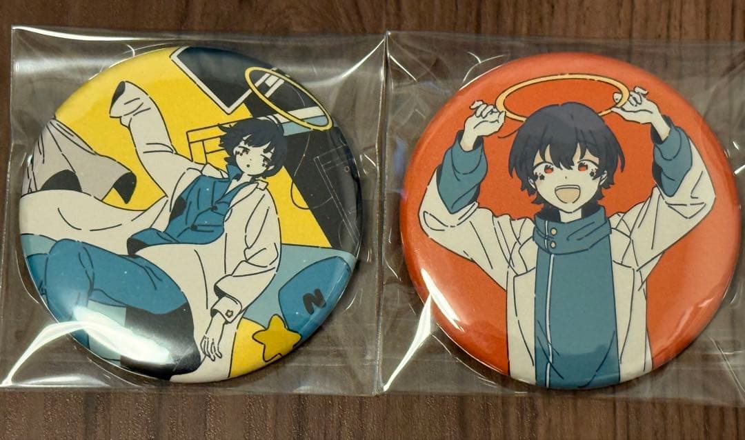 YouTuber なつめ先生 ヴィレッジヴァンガード パーカー 缶バッジ