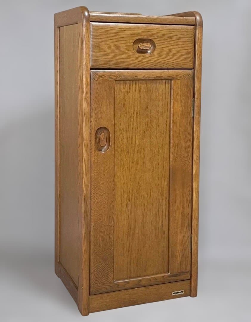 浜本工芸 (ハマモトコウゲイ) 電話台 木製電話台 ファックス台 引き出し付き