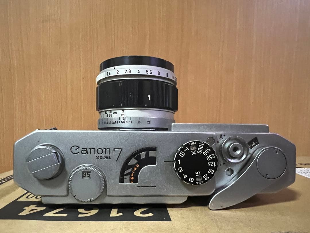 Canon 7 フィルムカメラ 純正ケース付き