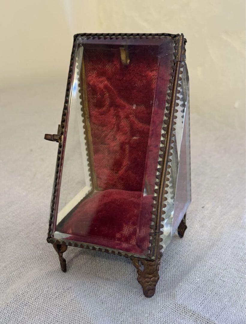 アンティーク ガラスディスプレイケース