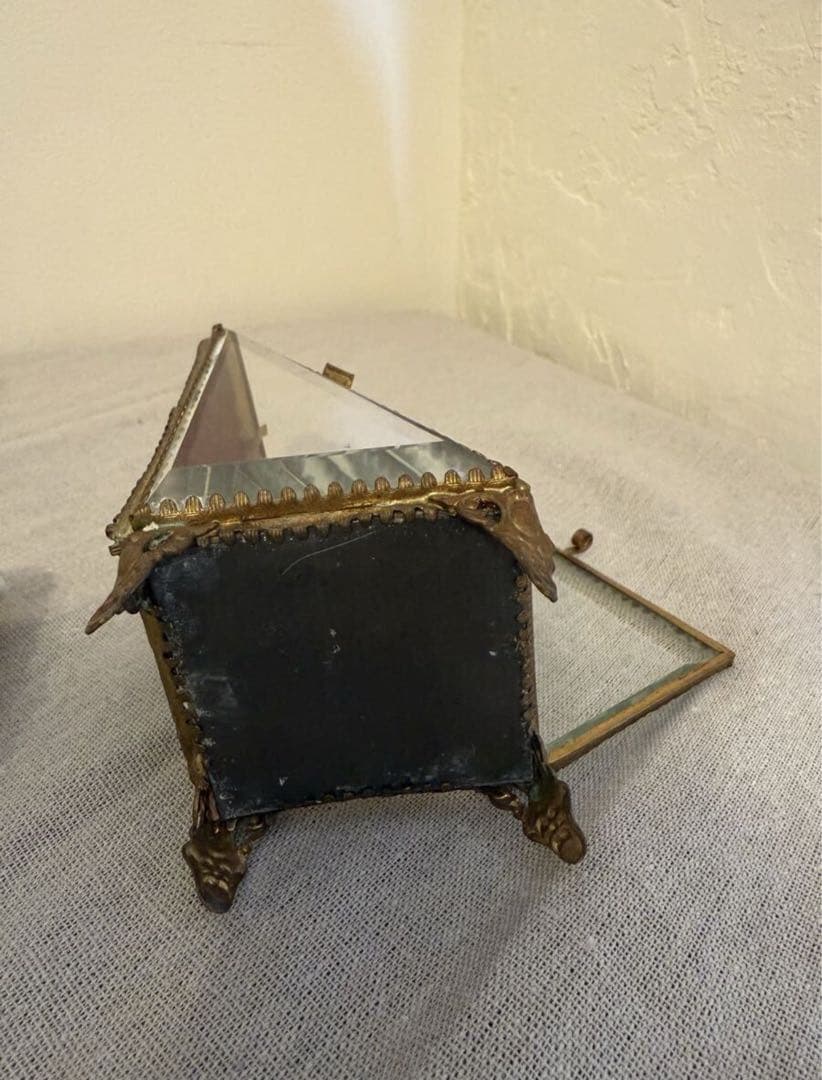 アンティーク ガラスディスプレイケース