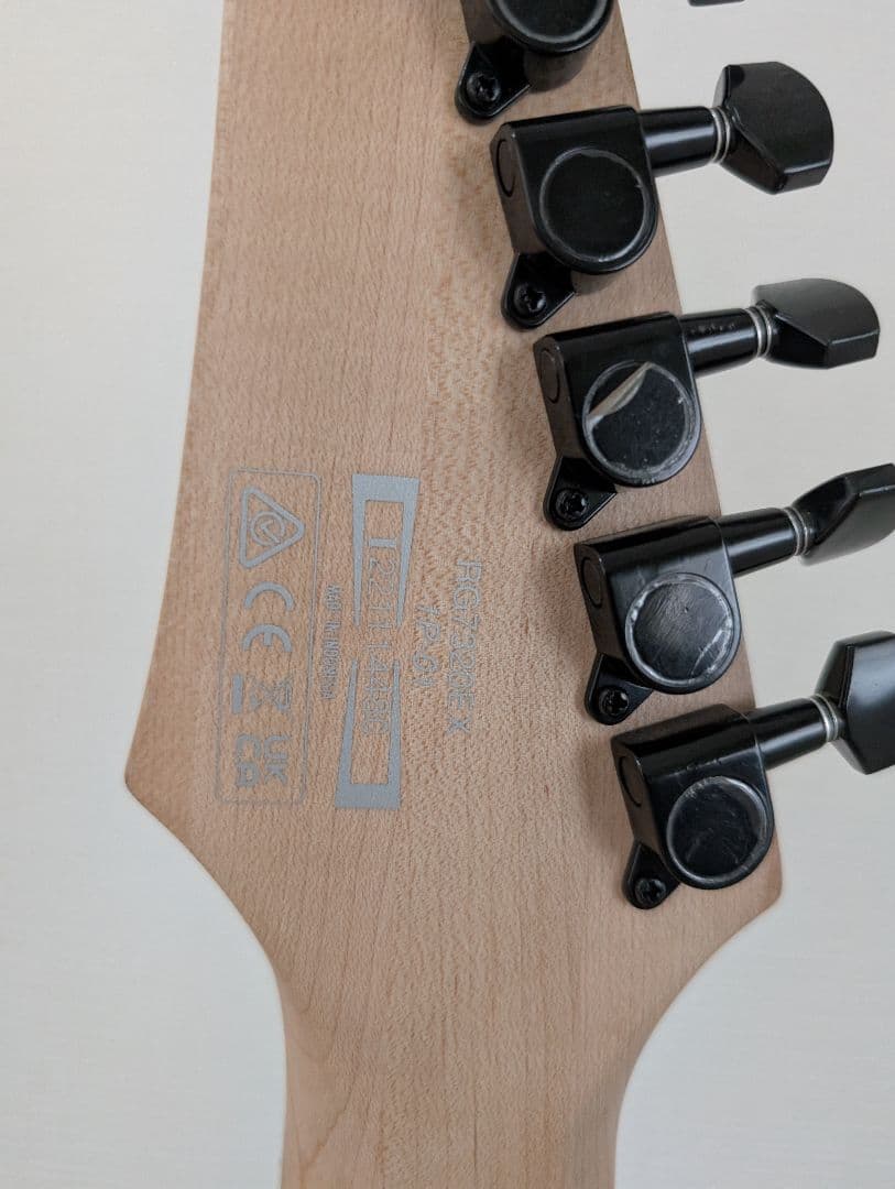 【美品】Ibanez 7弦ギター RG7320EX-BKF アイバニーズ