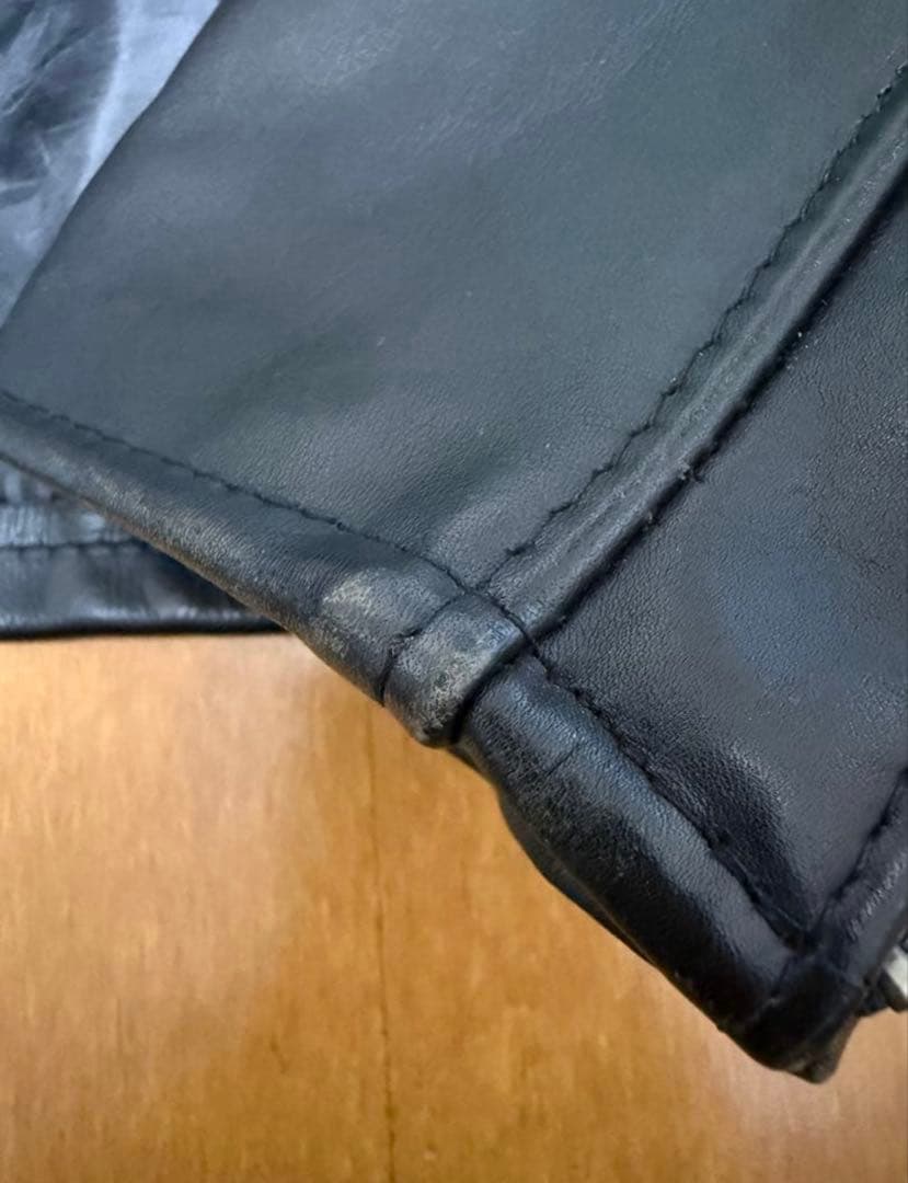 Schott 642 USA製 シングルライダース ジャケット 42 ライナー付