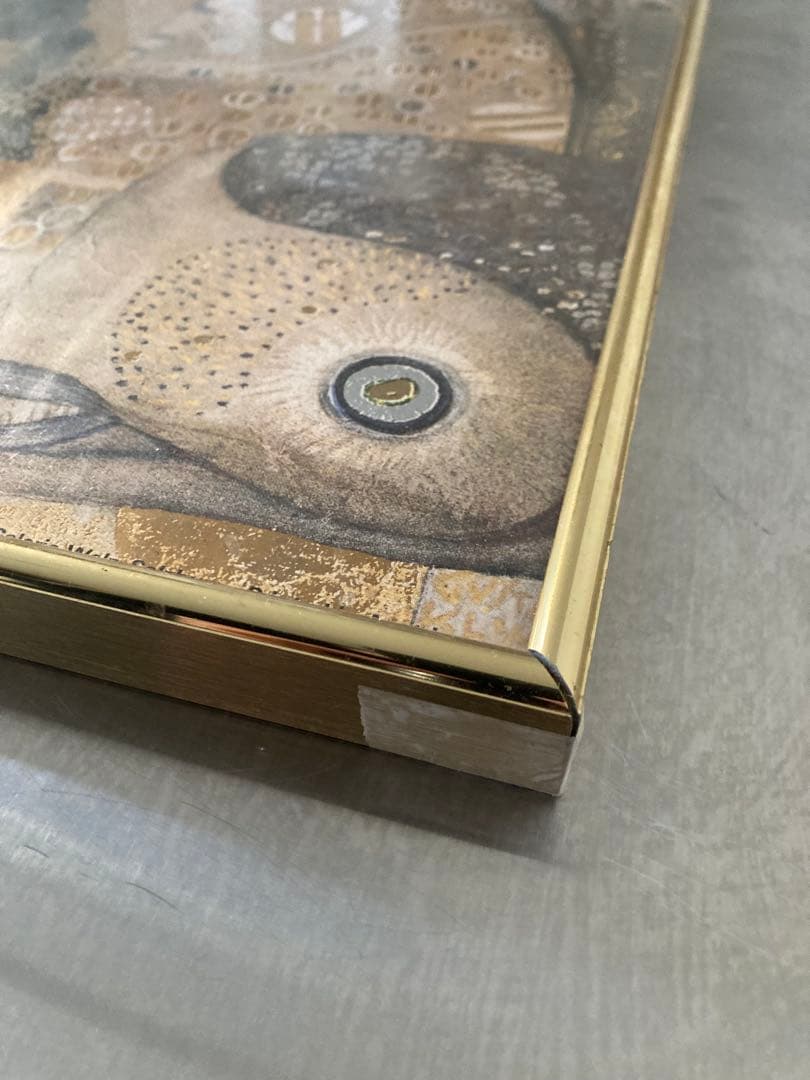 クリムト　絵画　額装　難あり　インテリア　グスタフ・クリムト 水蛇