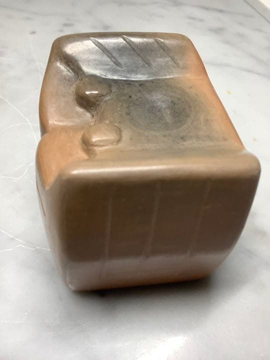 「値下げ」雲華焼　茶道具　「蟹」蓋置　山崎宗元作