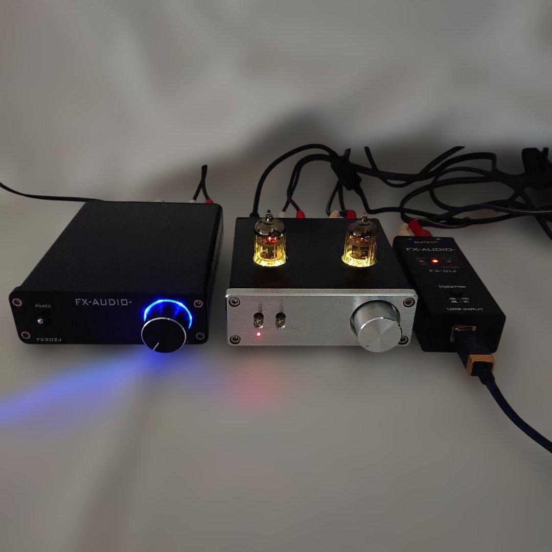 アンプ FX-AUDIO FX-01J TUBE-01J FX202J