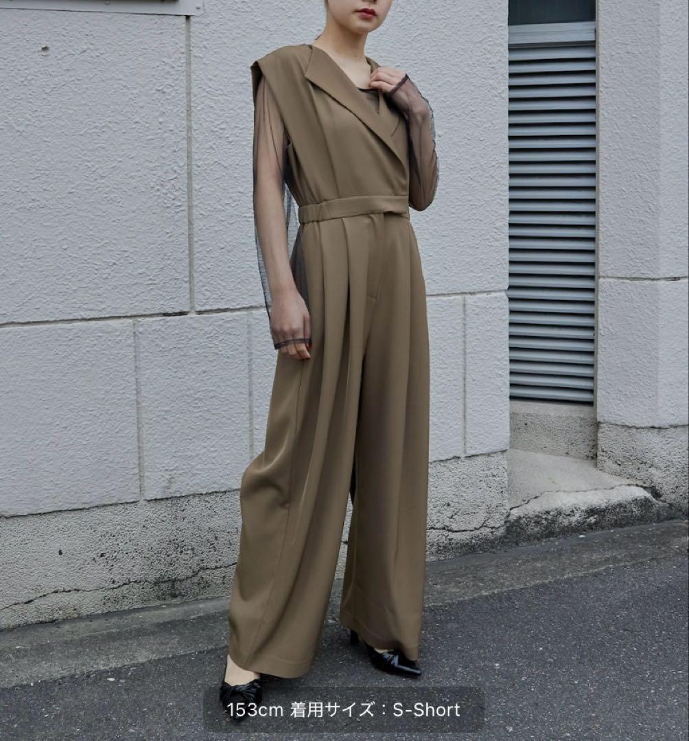 大幅値下げ‼️美品　niana スタンドアウトカラーオールインパンツ インナー付き