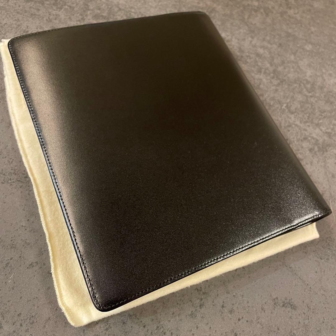 【新品未使用】Montblanc モンブランノートブックレザーブラック