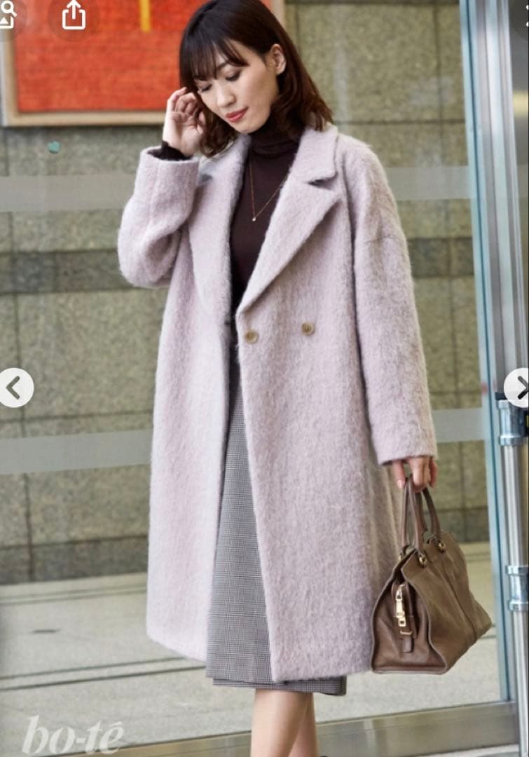 デミルクスビームス　シャギーモヘアコート