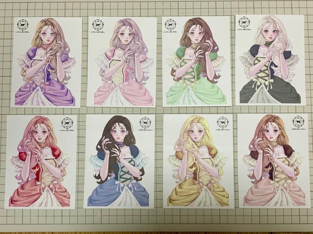 N102 人物ステッカー  女の子 にゃあちゃんの文具屋さん