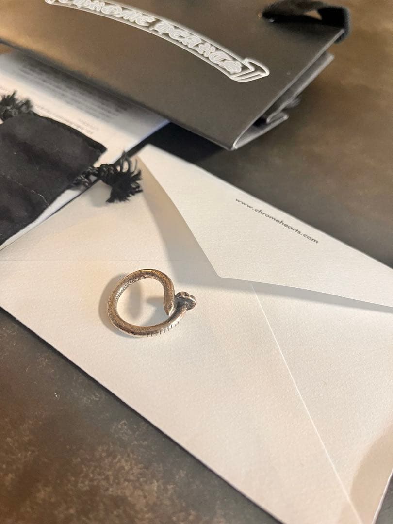 CHROME HEARTS ネイルクロスボールリング