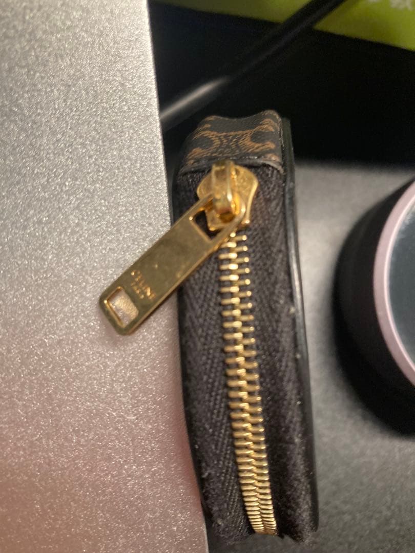 CELINE ラウンドケース ダークブラウン