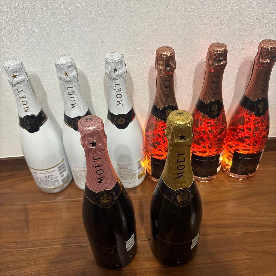 Moët & Chandon 8本ブリュット　ロゼ　ネクターロゼ　アイス