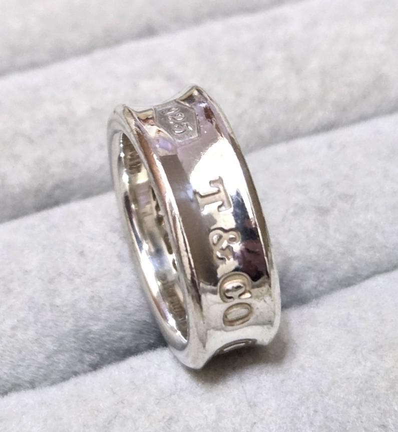 ティファニー　1837　SILVER925　シルバーリング　9号　42990