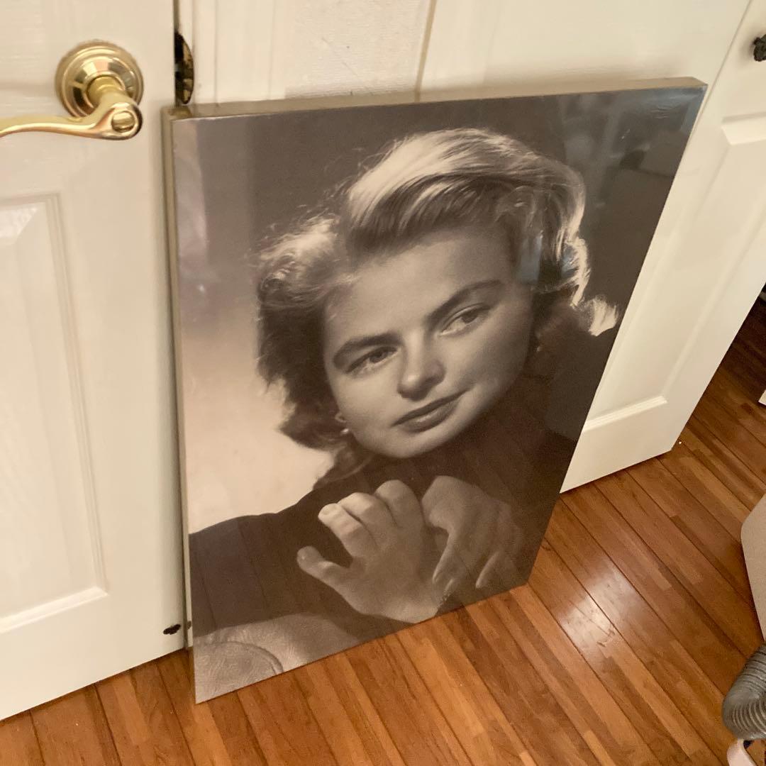 イングリッド　バーグマン　特大ポスター化粧板　店舗インテリア　サロン　ハリウッド