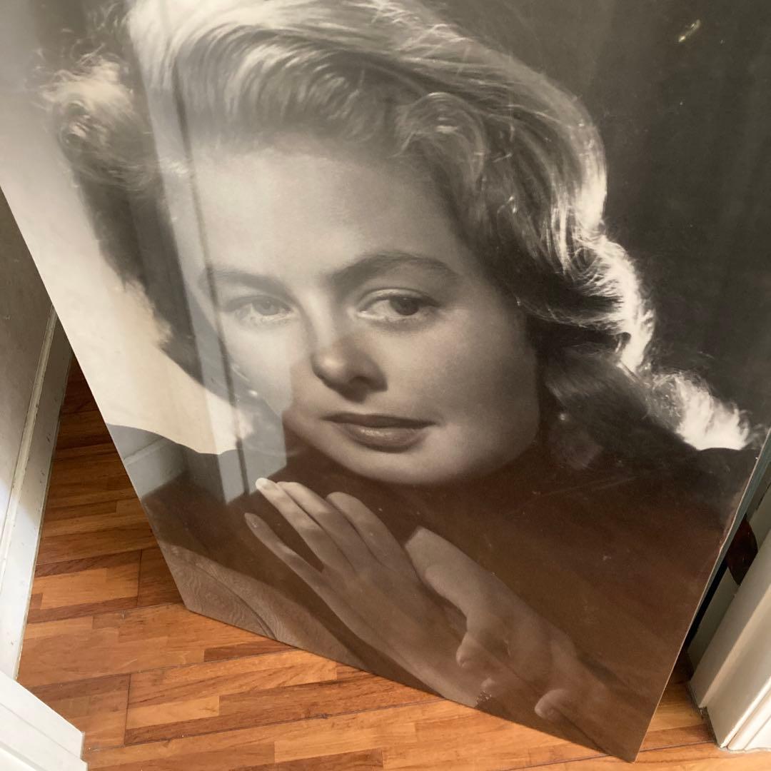 イングリッド　バーグマン　特大ポスター化粧板　店舗インテリア　サロン　ハリウッド