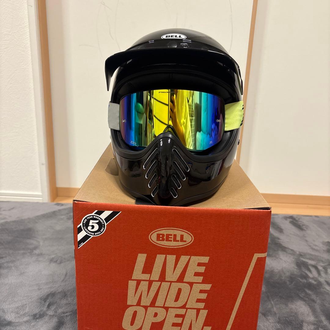 BELL フルフェイスヘルメット 黒/白