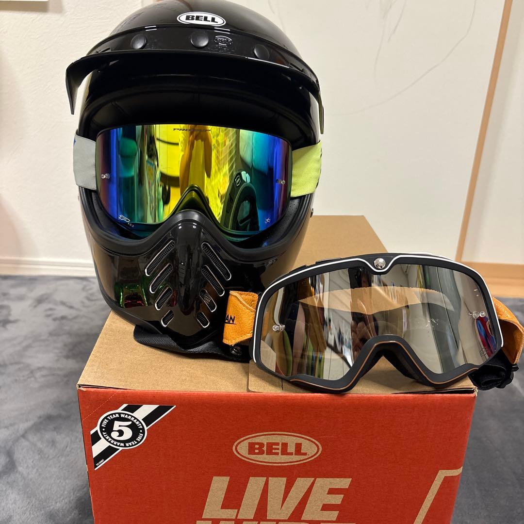 BELL フルフェイスヘルメット 黒/白