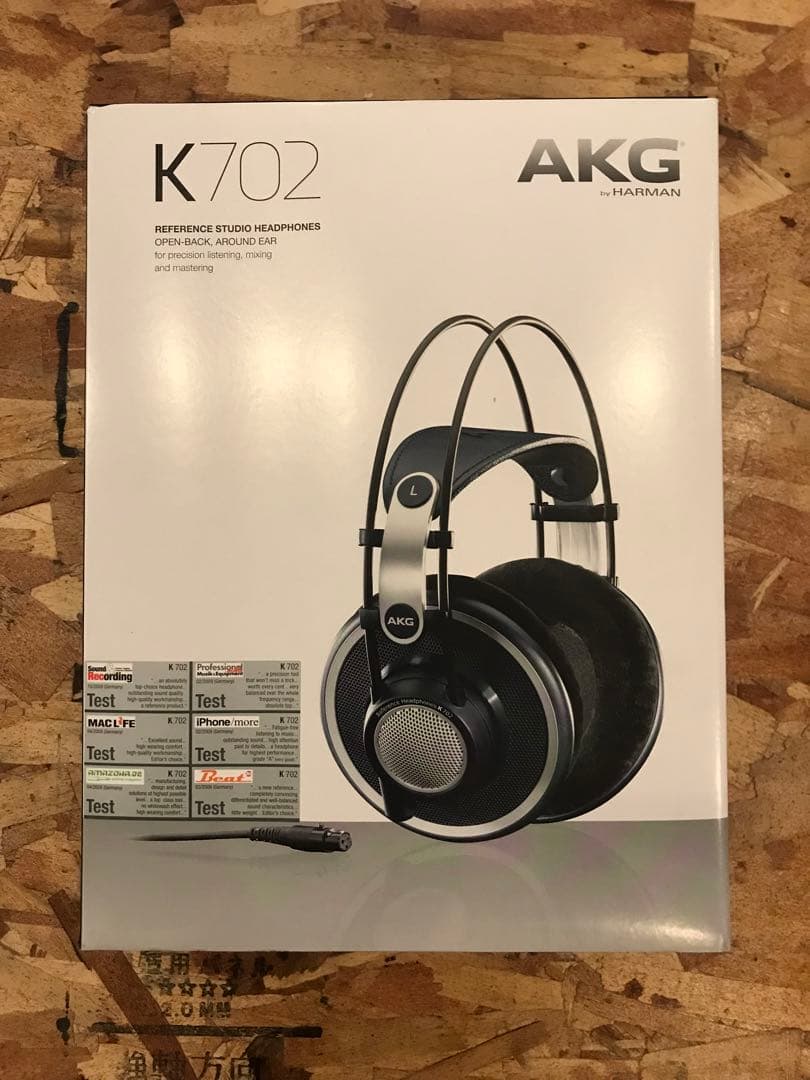 【僅かな傷&ほぼ未使用】AKG K702 オープンバックヘッドフォン