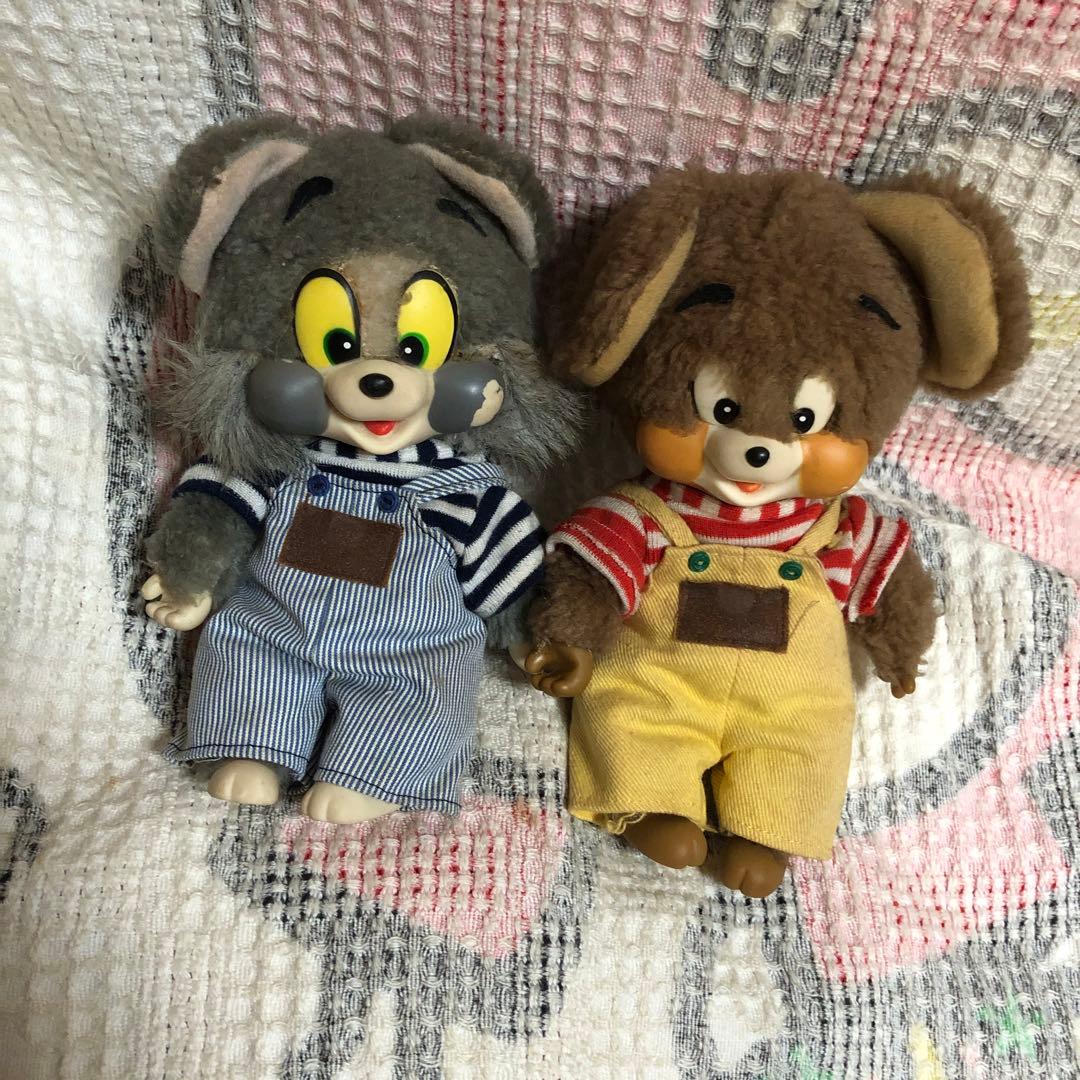 昭和レトロ　ヴィンテージ マスダヤ　トム＆ジェリー　ぬいぐるみ　中古品