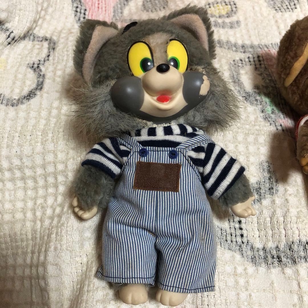 昭和レトロ　ヴィンテージ マスダヤ　トム＆ジェリー　ぬいぐるみ　中古品