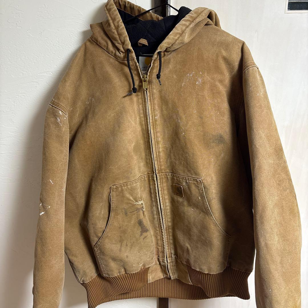 Carhartt アクティブジャケット　ブラウン　雰囲気良