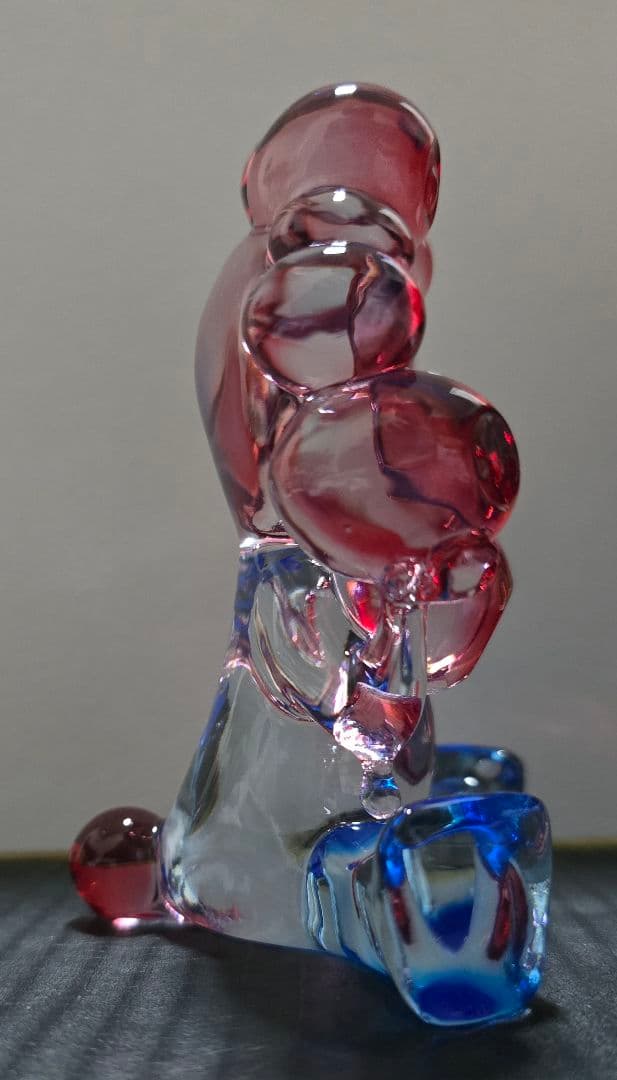 EXPO2025 ミャクミャク　クリアフィギュア / レッド×ブルー