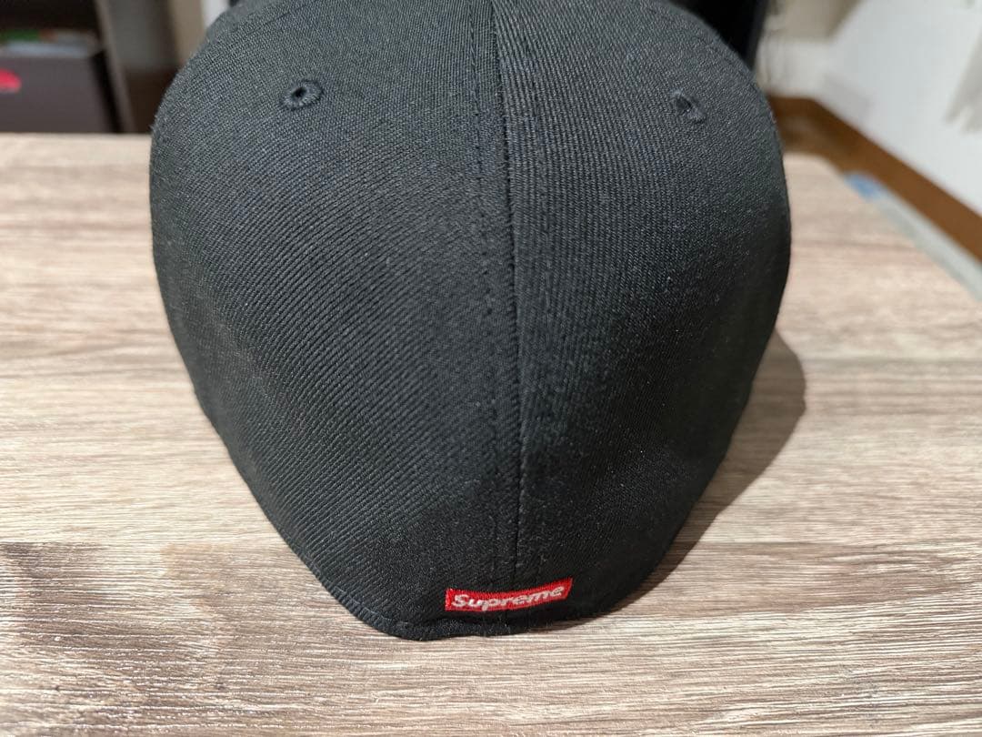 Supreme Sロゴ Reaper キャップ 7 5/8 黒