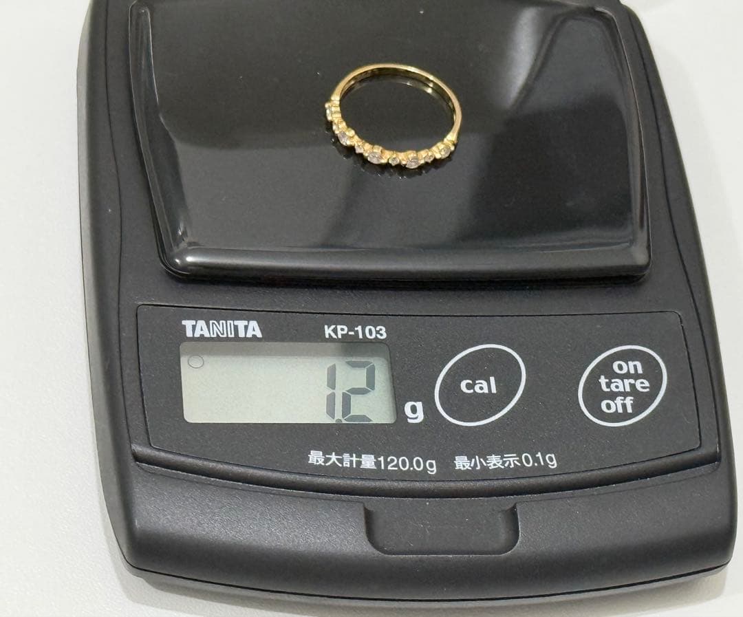 k18メレダイヤ11号リング♪