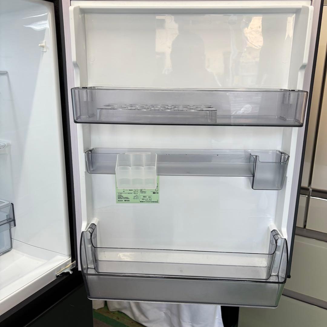 768　冷蔵庫　東芝　大型　300-400ℓ　22年製　綺麗　安い　黒　設置無料
