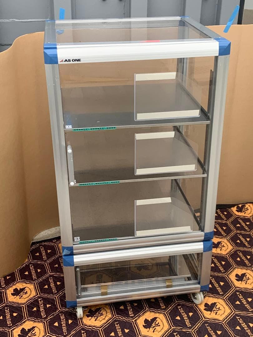 アズワン　スタンダードデシケーターBG　ショーケース　収納　SD-BG1K