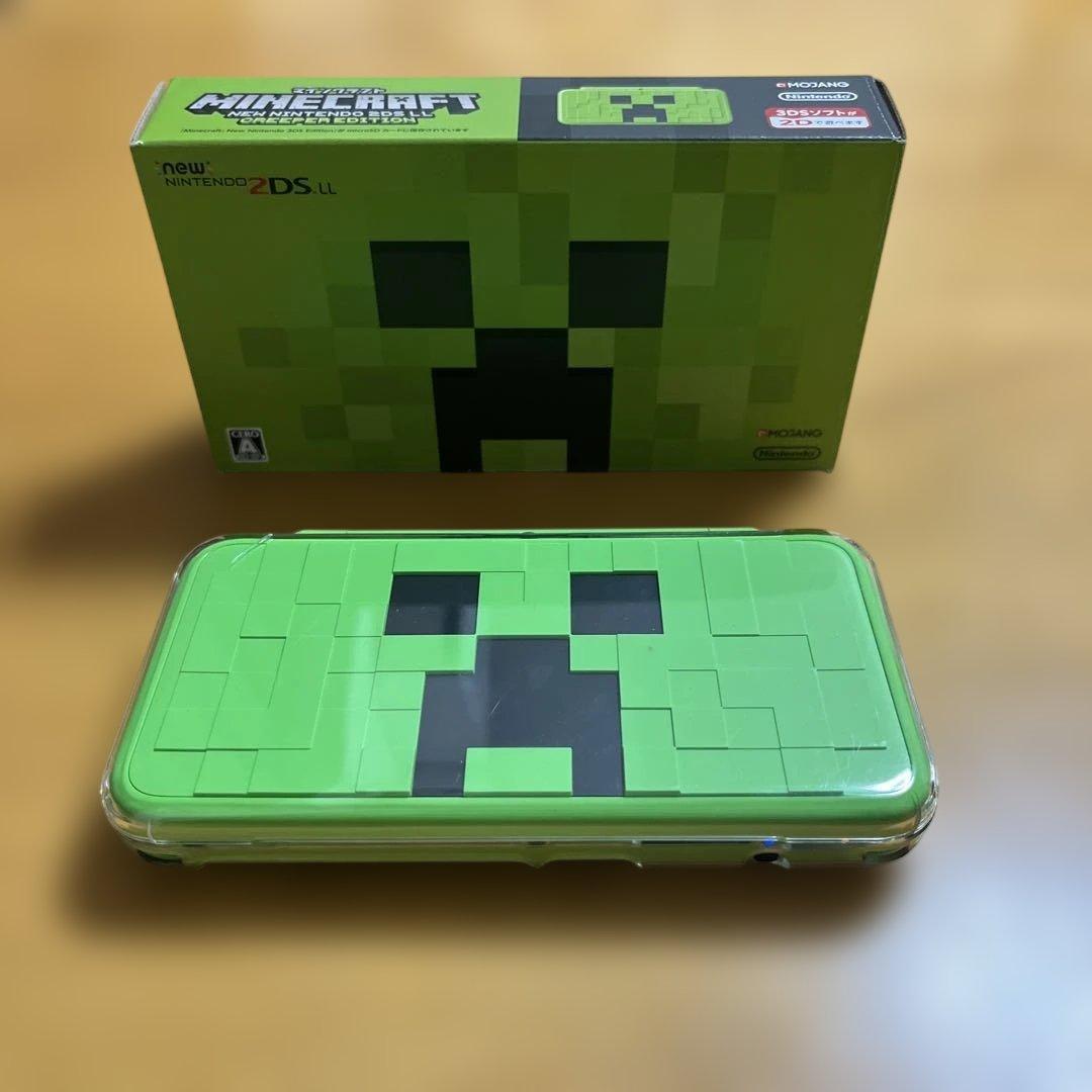 本体美品　Newニンテンドー2DSLL マインクラフト クリーパーエディション