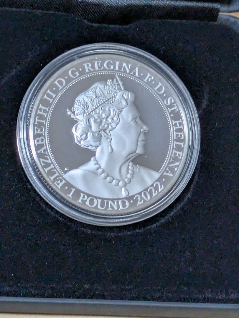 セントヘレナプラチナ・ジュビリー1オンス純銀