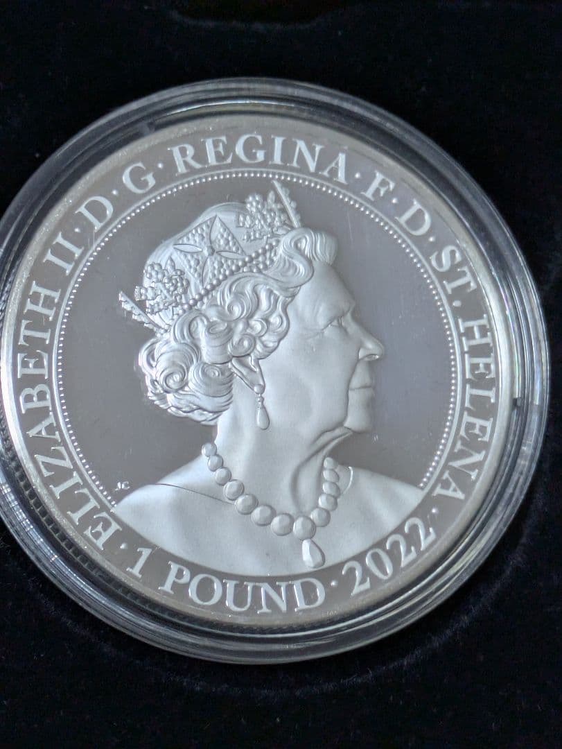 セントヘレナプラチナ・ジュビリー1オンス純銀