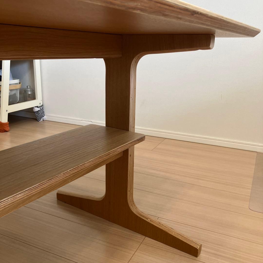 無印良品 リビングでもダイニングで使えるテーブル（150×65×60cm）