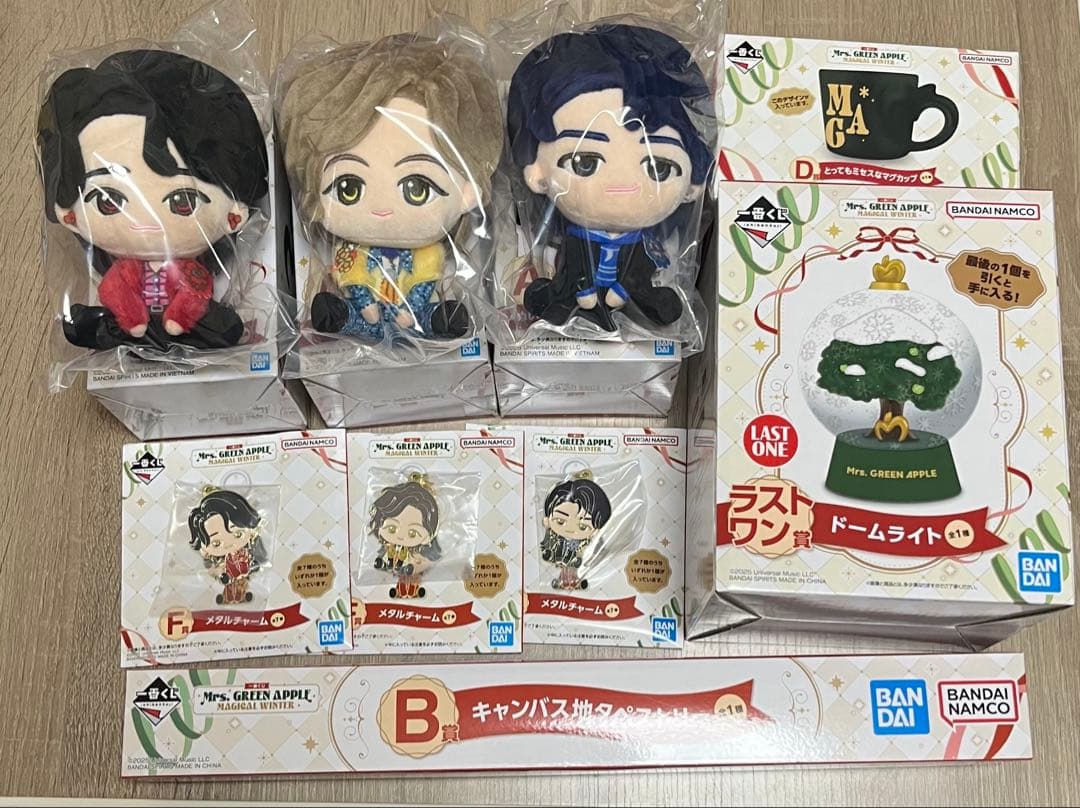 一番くじ Mrs. GREEN APPLE ９点セット