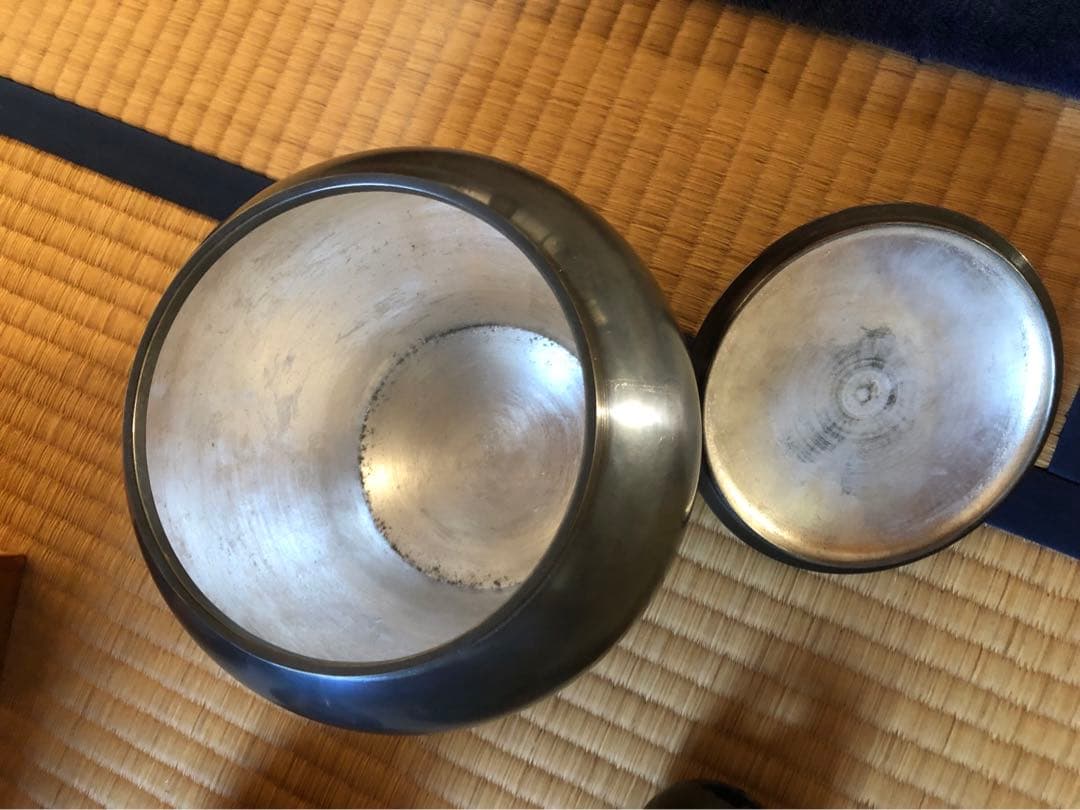 砂張銅　皆具　宗囲流好　木箱入