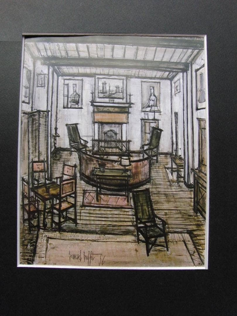 ベルナール・ビュッフェ、「Le salon de Manines」